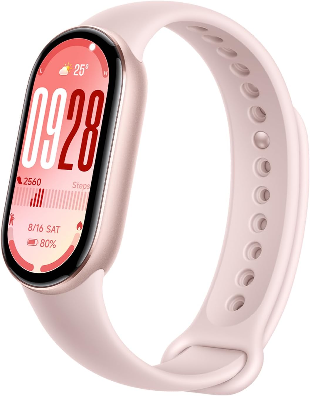 XIAOMI Mi Smart Band 10 (2025) Global Version – 1.72″ AMOLED Display | 21 Days Battery Life | Touchscreen, Multi-Sport Tracker, Activity Tracker, Heart Rate Monitor | BT5.4 – (Mystic Rose)