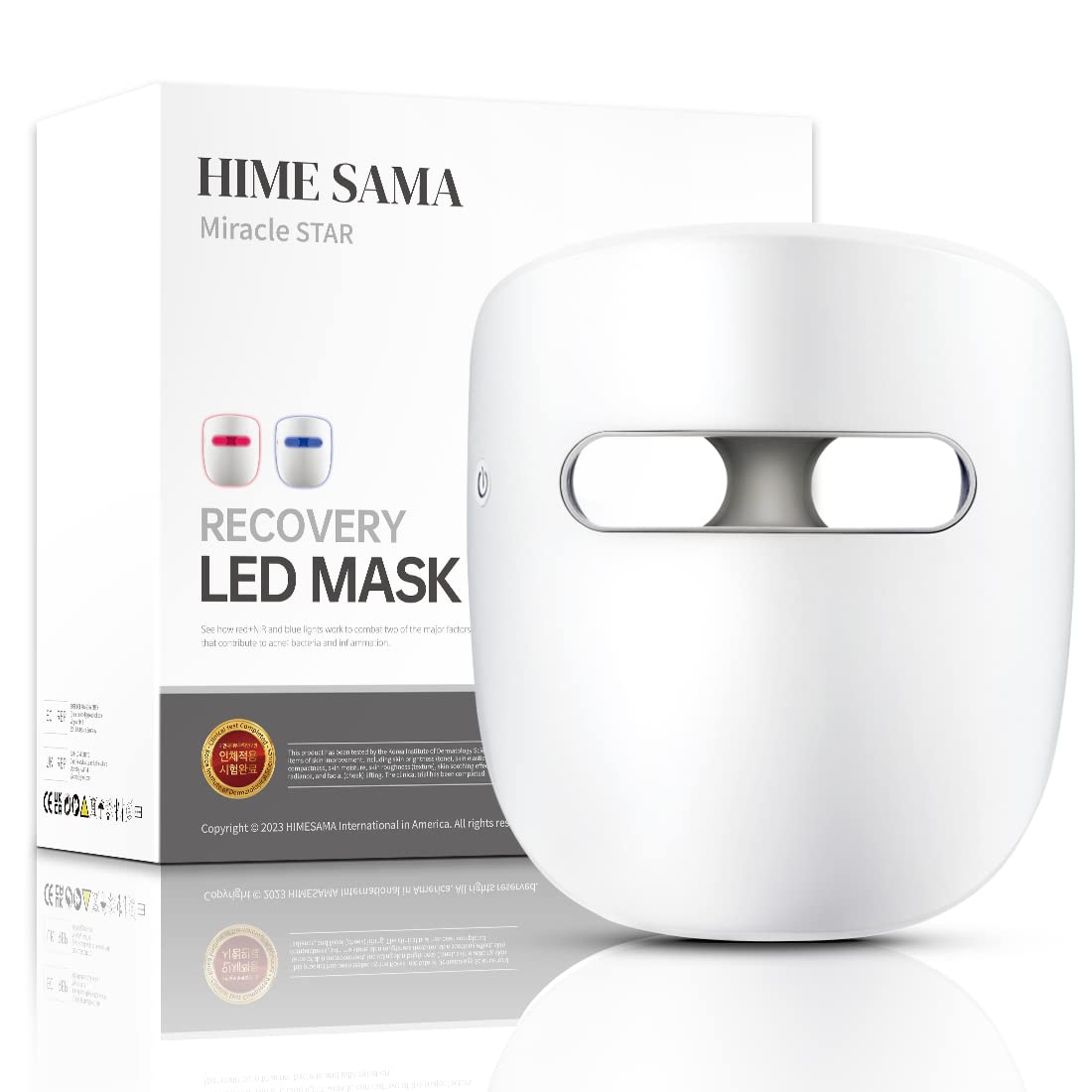 Led Face Mask, FSA,HSA Eligible, Red Light Mask, Miracle STAR