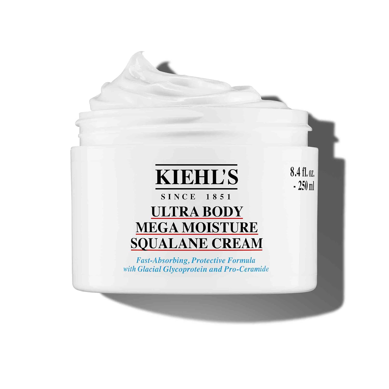 Kiehl’s – Ultra Body Mega Moisture Squalane Lightweight Cream – 8.4 fl oz